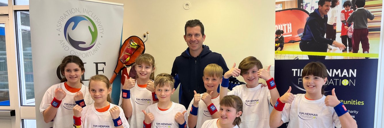 Tim Henman Foundation banner