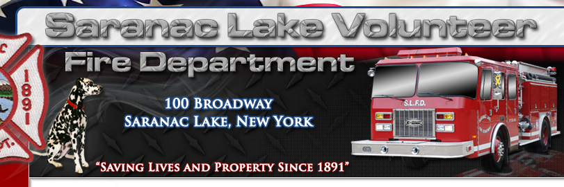 Saranac Lake VFD banner