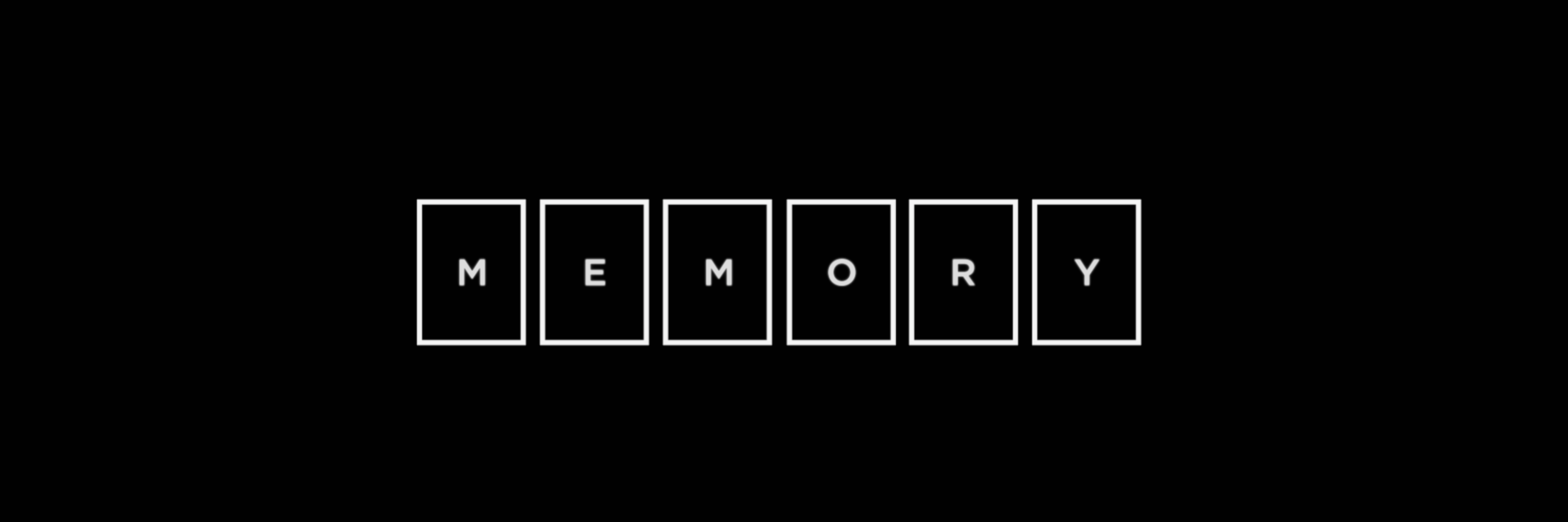 MEMORY banner