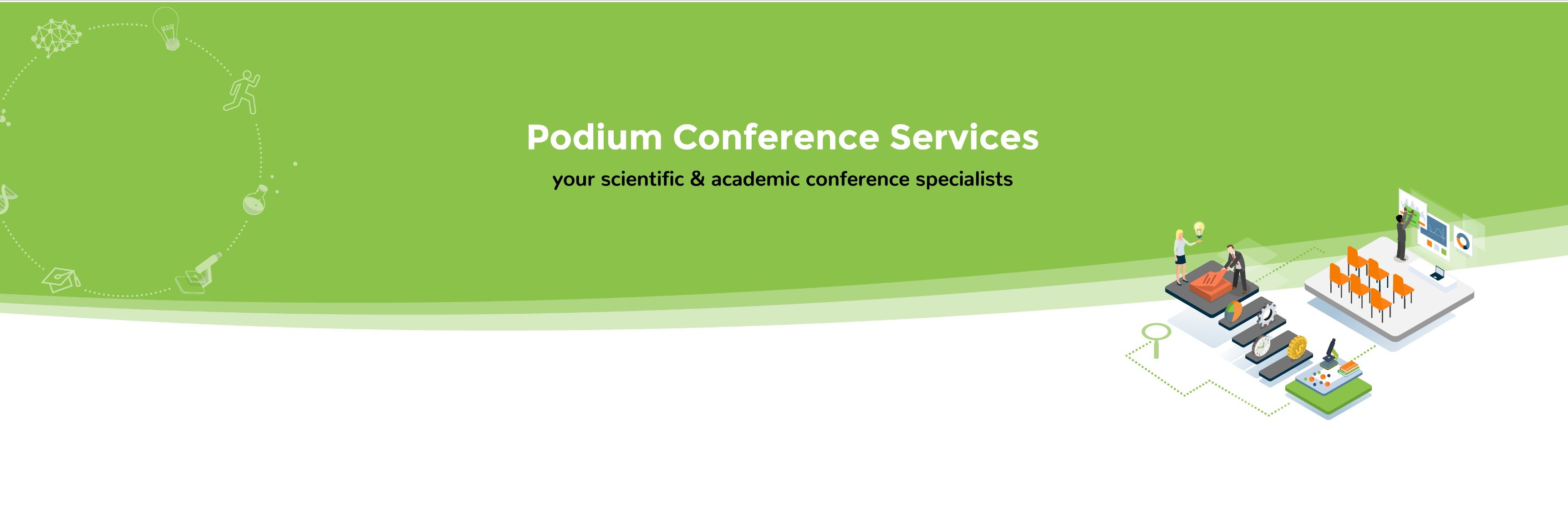 Podium Conferences banner
