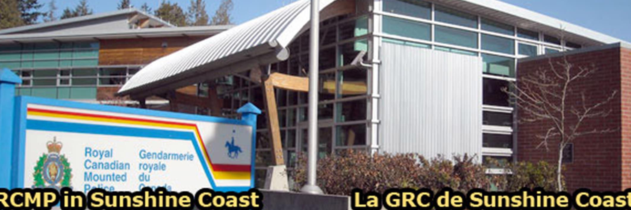 Sunshine Coast RCMP banner