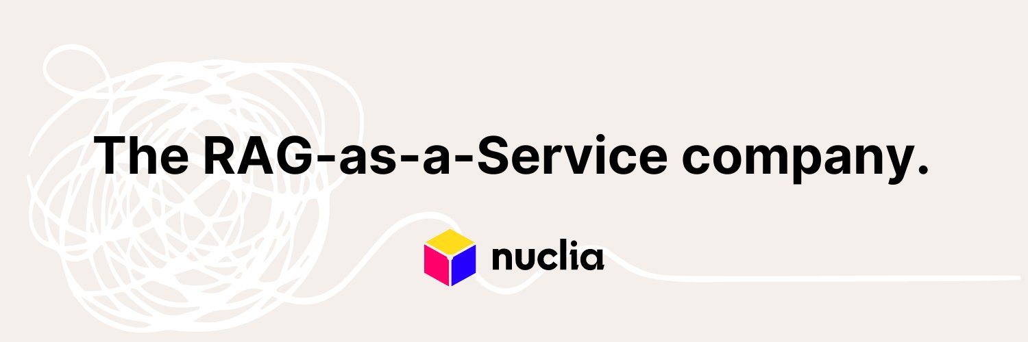 Nuclia · The RAG-as-a-Service company banner
