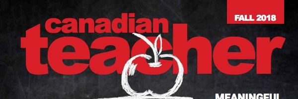 Canadian Teacher banner
