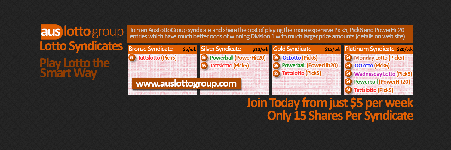 AusLottoGroup's profile banner image