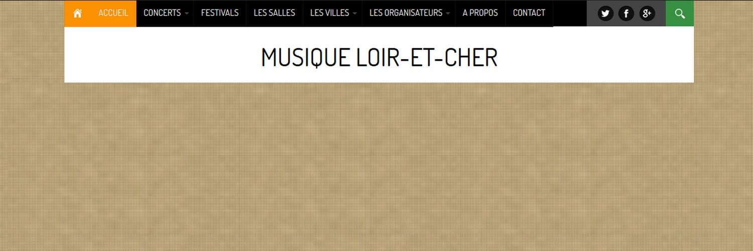 MusiqueLoirCher's profile banner image