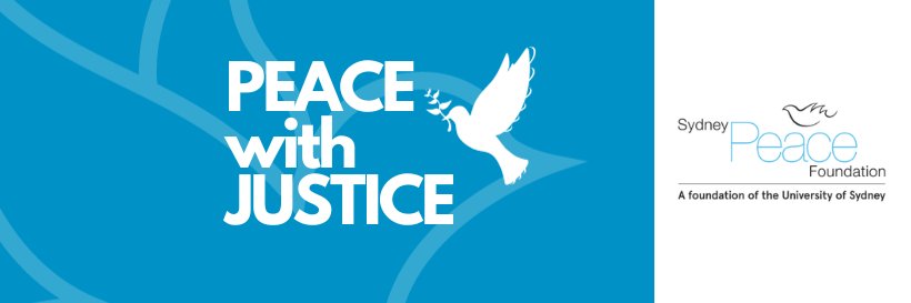 Sydney Peace Foundation 🕊️ banner