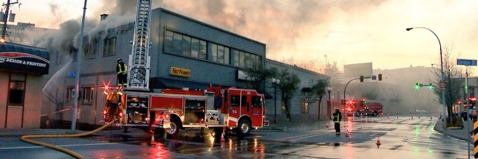 Nanaimo Fire Fighters’ Association banner