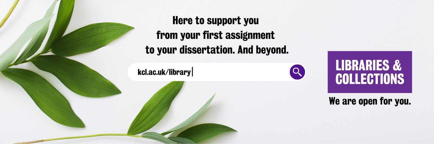 King's Libraries banner