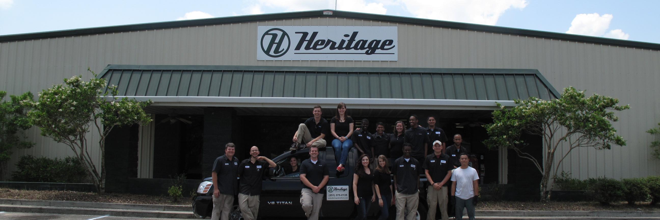 Heritage Auto Parts banner