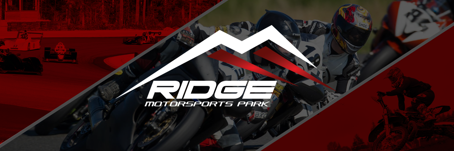 Ridge Motorsports Park banner