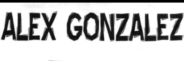 Alex González banner