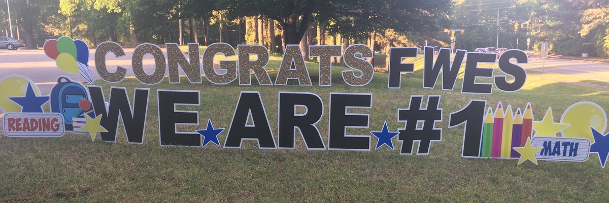 Farmington Woods PTA banner