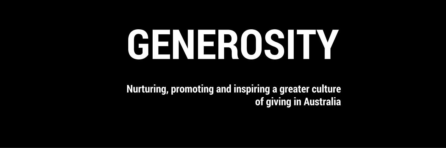 Generosity Magazine banner