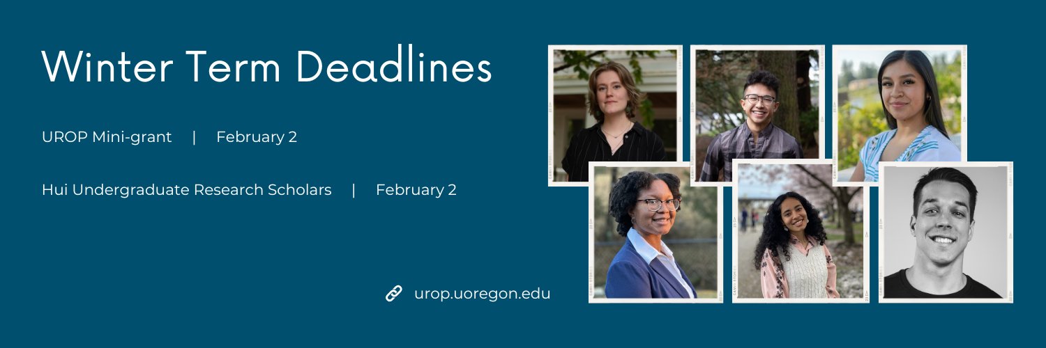 UO Undergraduate Research banner