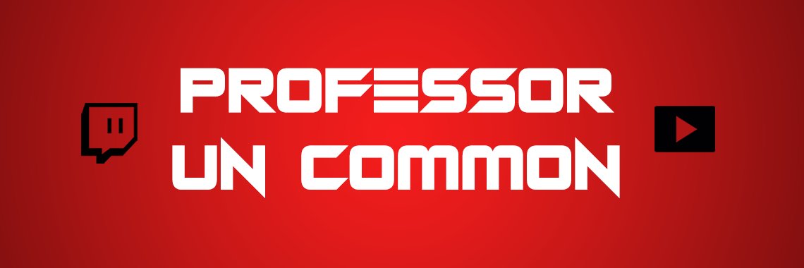 PROFESSOR UNCOMMON banner