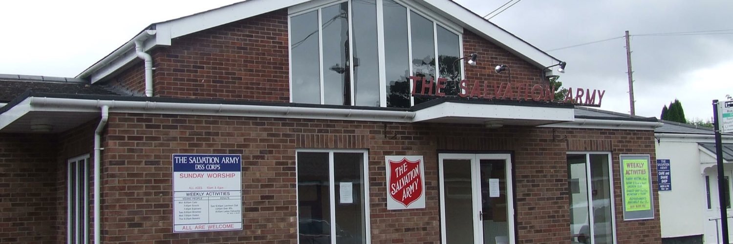 Diss Salvation Army banner