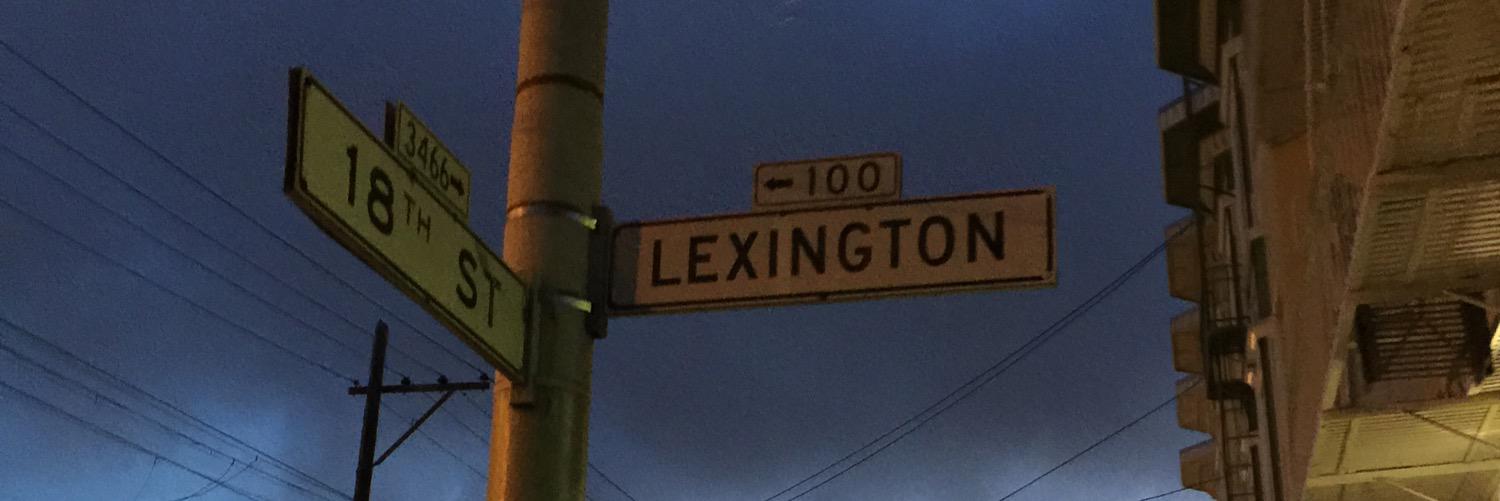 Twitter banner for @lexington