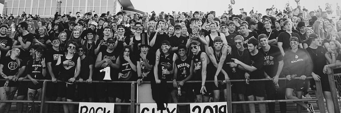 DCHS Student Section banner