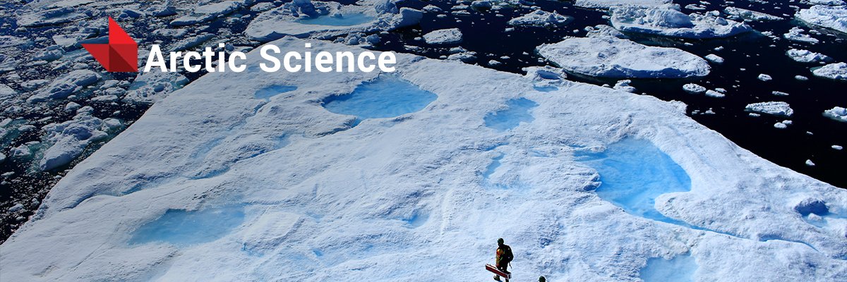 Arctic Science Journal's banner