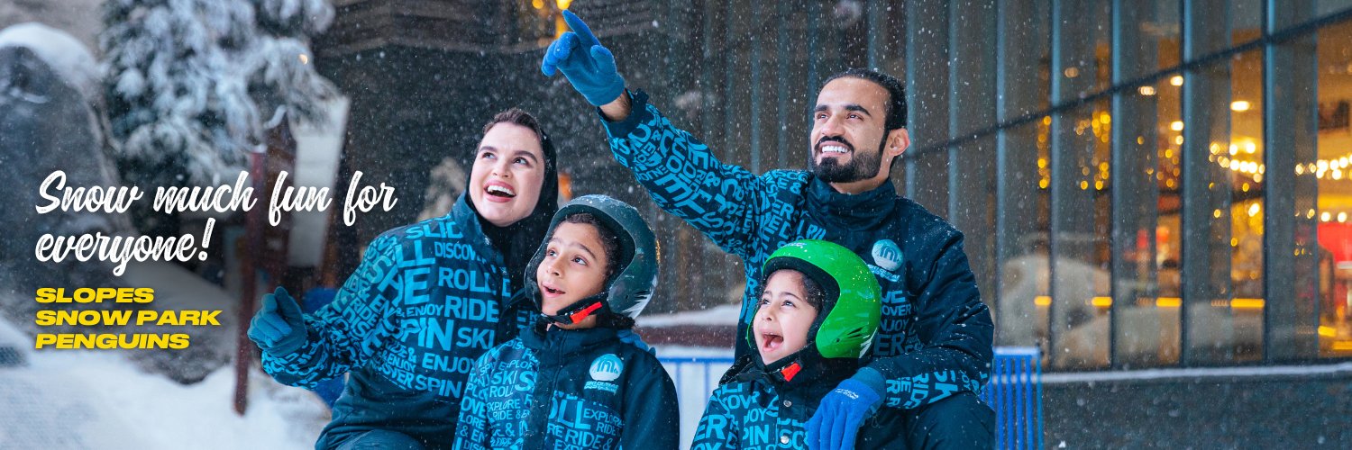 Ski Dubai banner