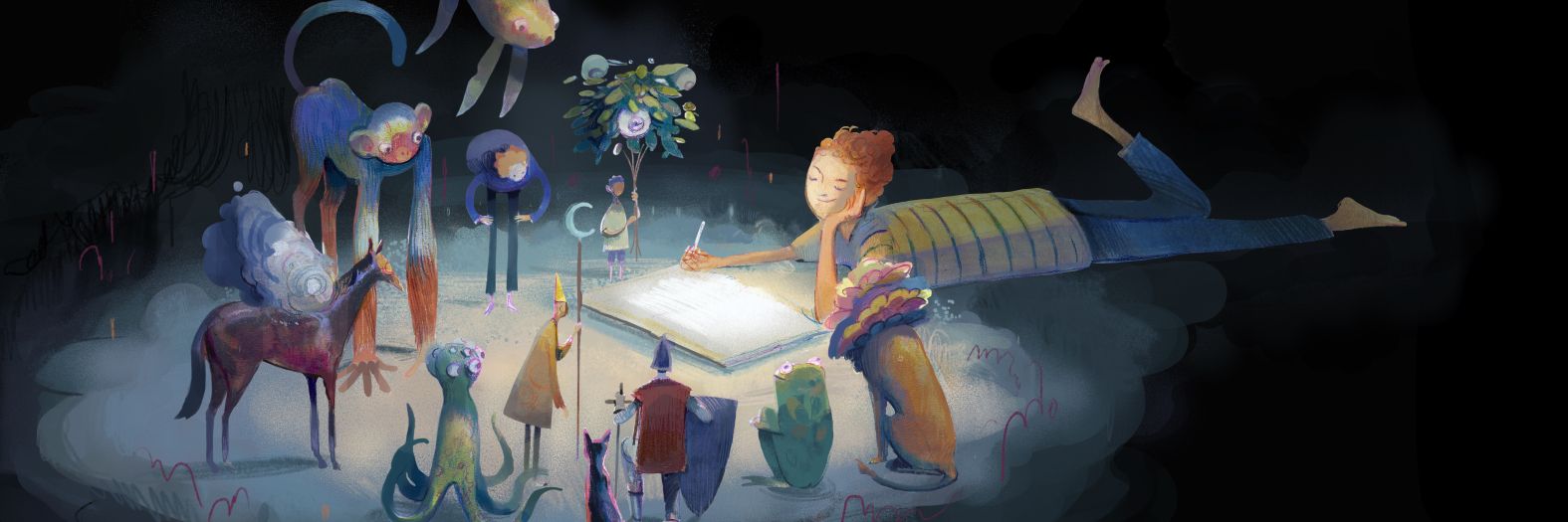 deandraws's profile banner image