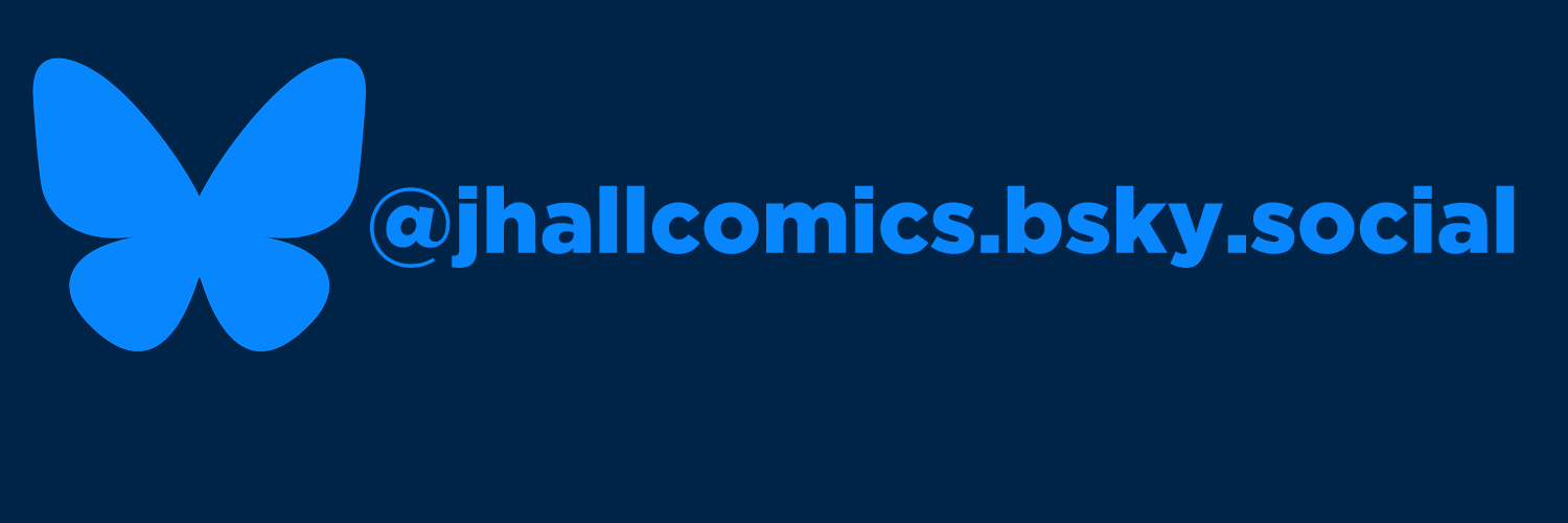 Jhallcomics on Blooski🦋 banner