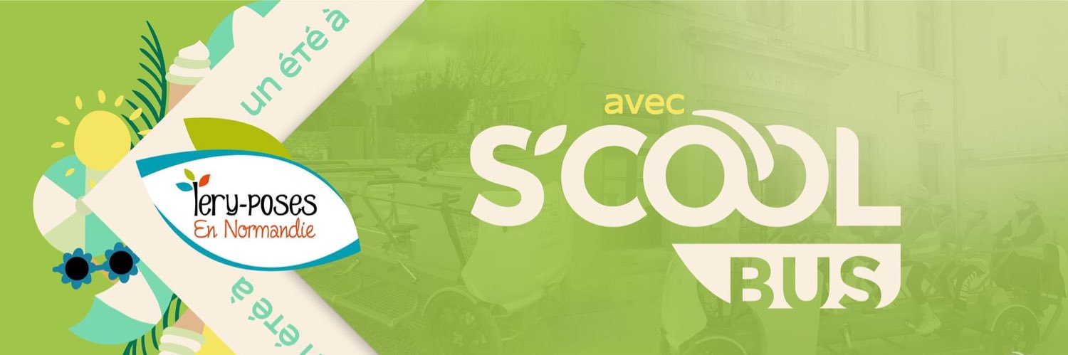 S'Cool Bus banner