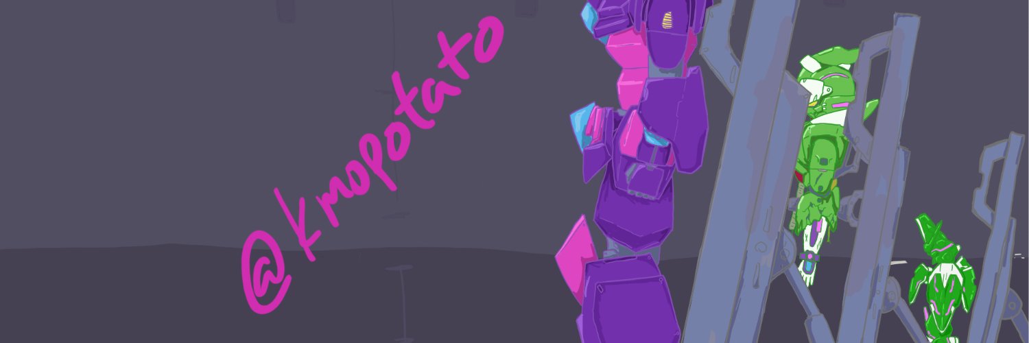Mobile Suit Vtuber kmopotato banner