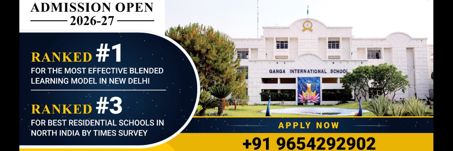 Ganga International School banner
