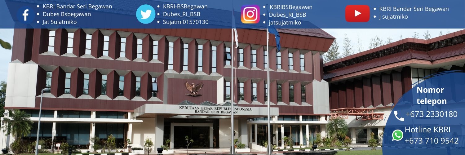 Indonesian Embassy Bandar Seri Begawan banner