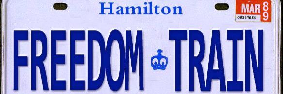 Freedom Train banner
