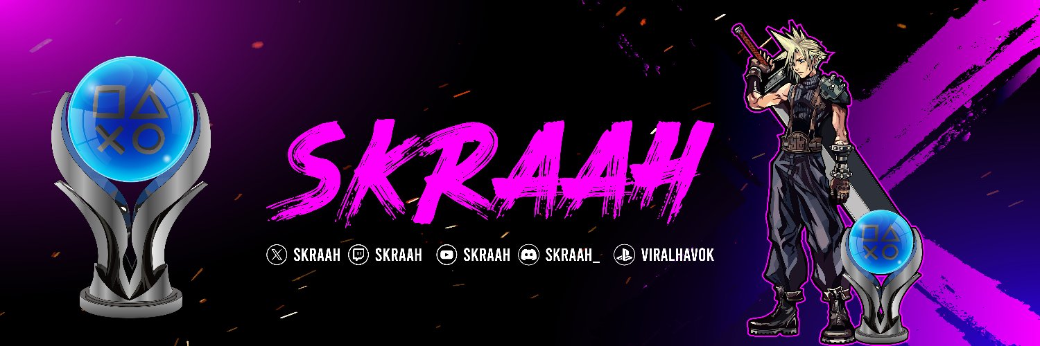 skraah's profile banner image