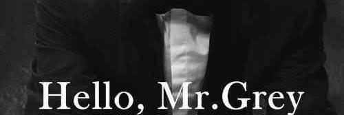 Grey banner