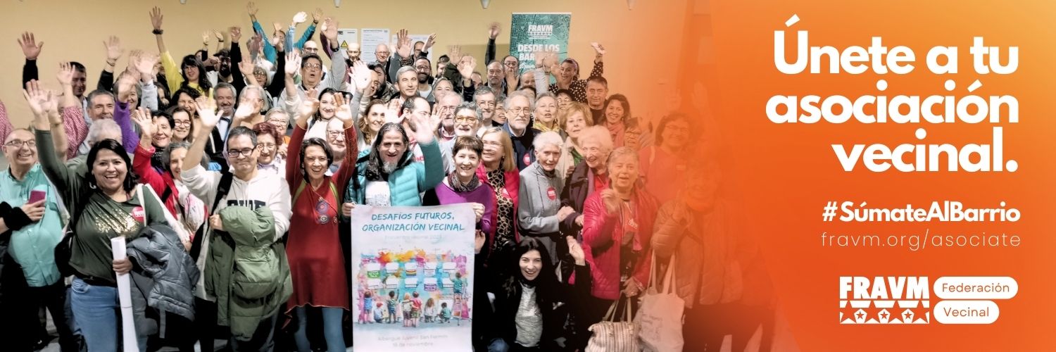 Federación Vecinal de Madrid banner