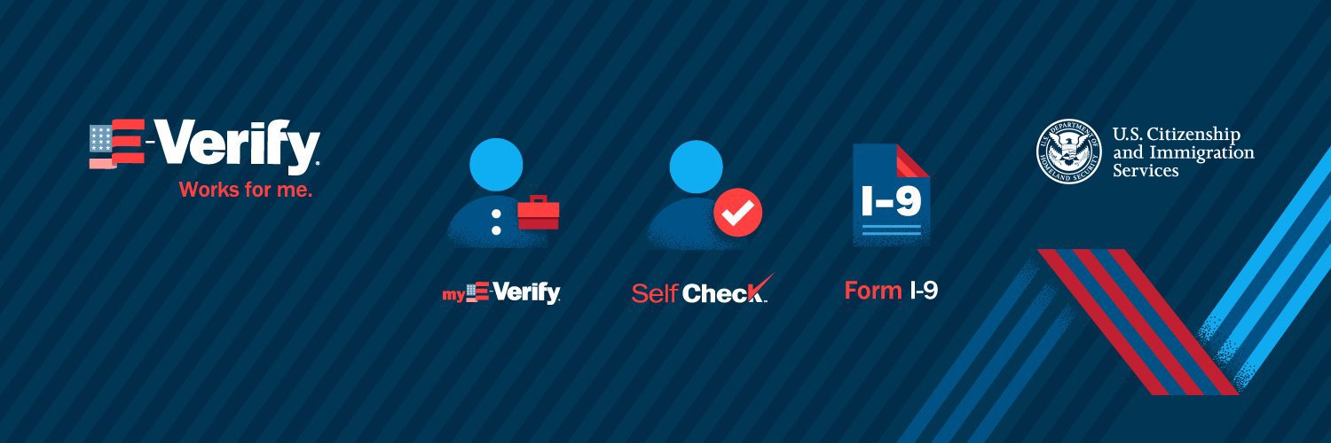 USCIS E-Verify banner