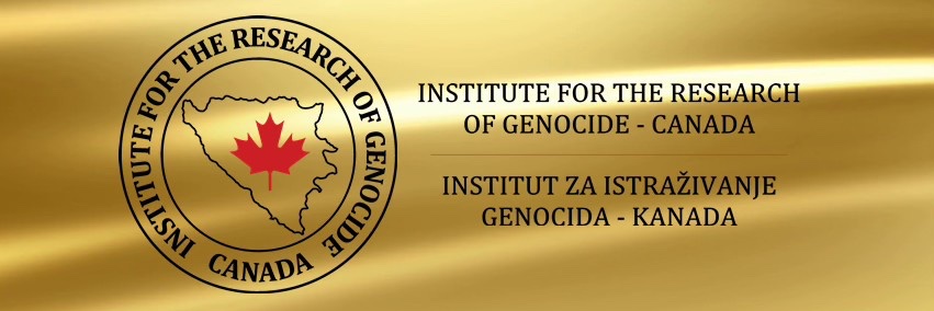 Institute For the Research of Genocide Canada banner