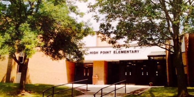 High Point School banner
