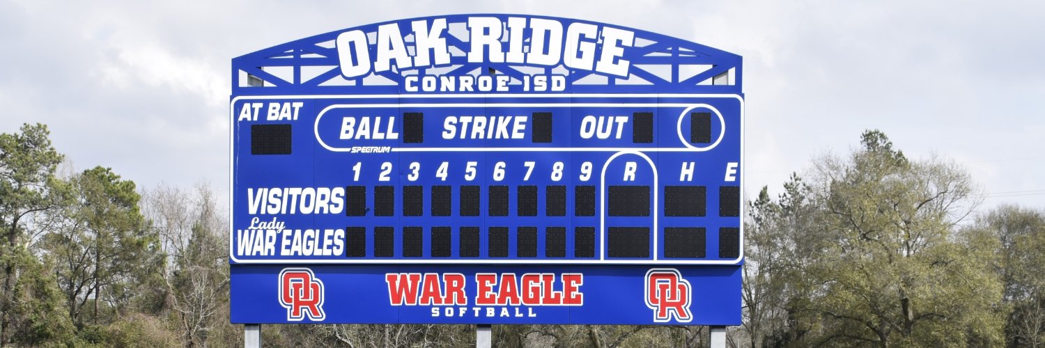 Oak Ridge Softball banner