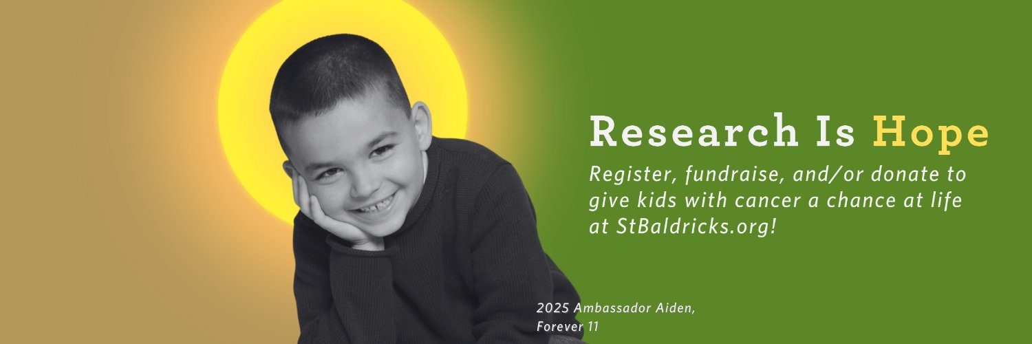 St. Baldrick's Foundation's banner