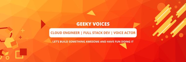 GeekyVoices Profile Banner