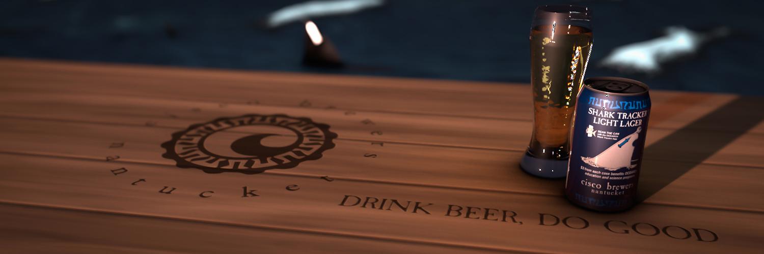 #SharkTracker Lager banner