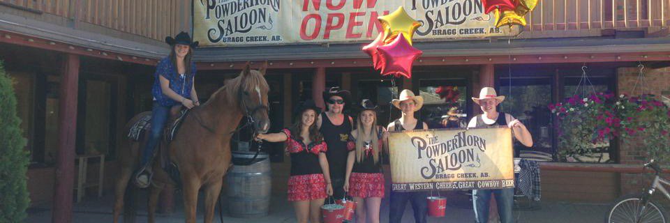 Powderhorn Saloon banner