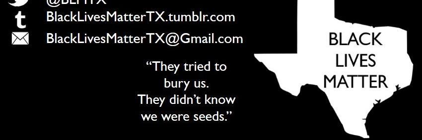 BlackLivesMatter TX banner