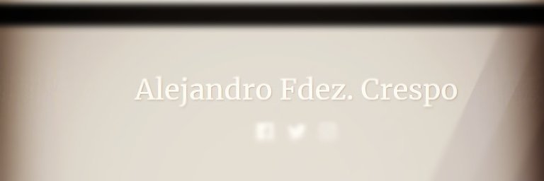 Alex Fdez. Crespo ۞ ♠ banner