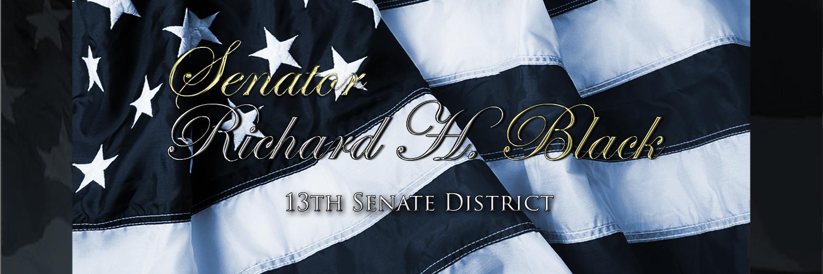 Senator Dick Black banner
