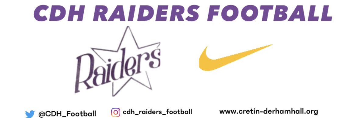 CDH Football banner