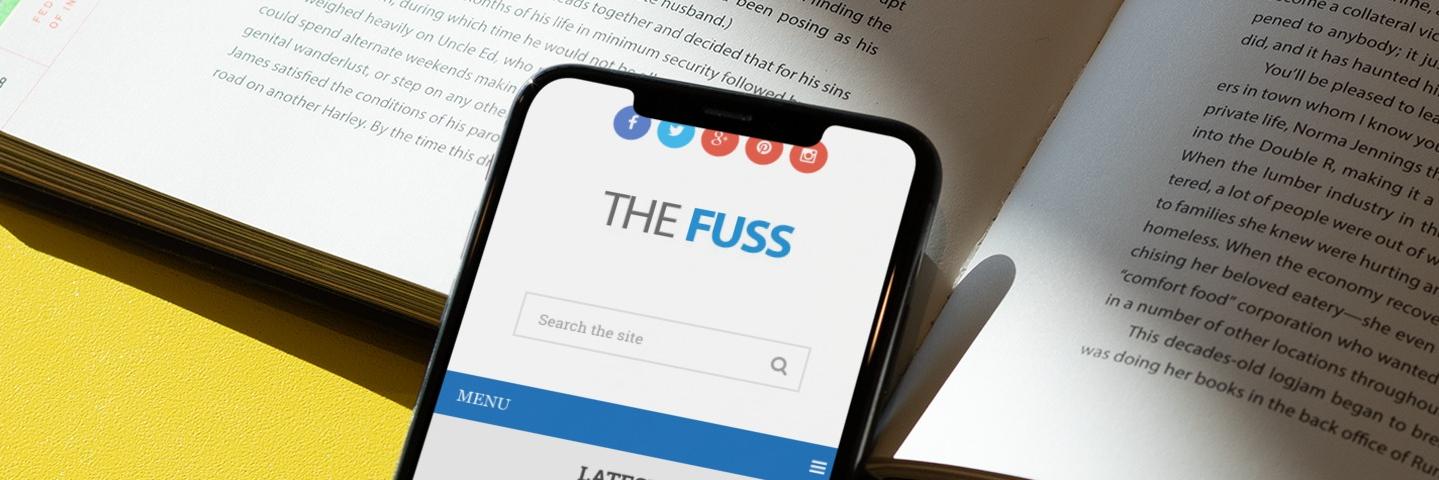 The Fuss banner
