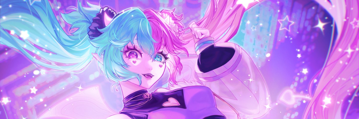 Loukamii & Cherry Lily 😈👾💜 | VArtist banner