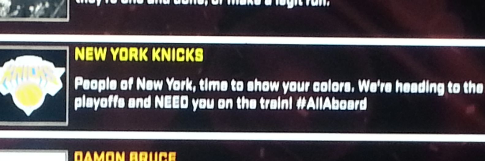 KNICKSFTRAIN's profile banner image