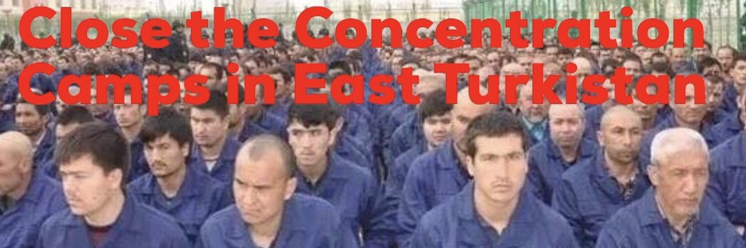 People Of East Turkistan (POET) banner